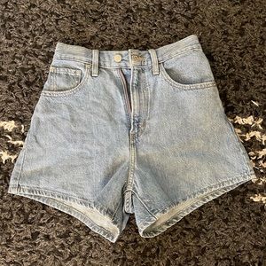 Levis high waisted mom shorts